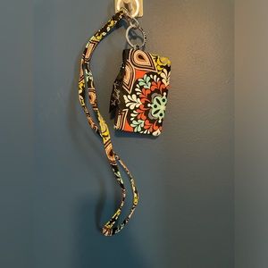 Vera Bradley Zip ID and Lanyard